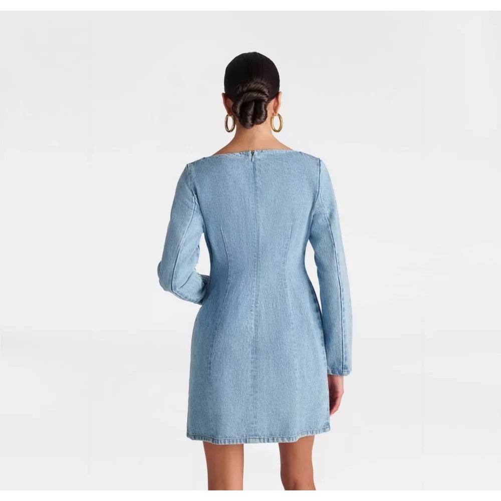 KBB by KAHLANA Women's 'The Tuxedo Mini Dress' - Vintage Wash 4 - Picture 2 of 3